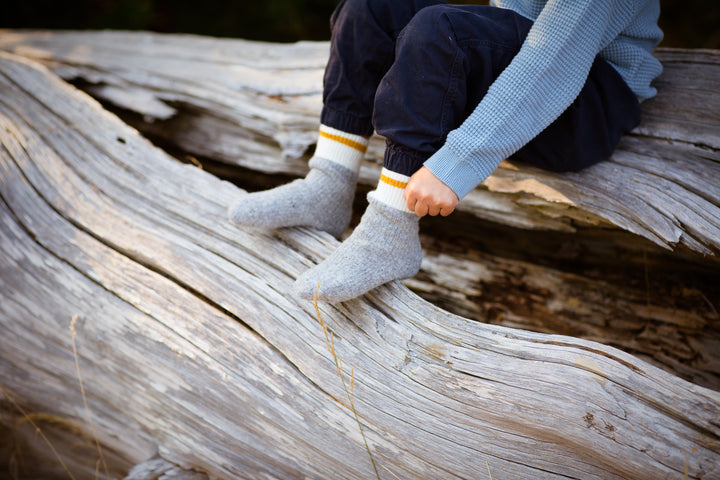 KIDS LITTLE CAMPER WOOL SOCKS