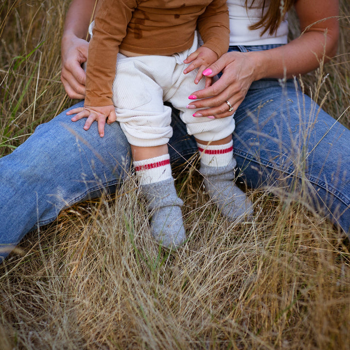 KIDS LITTLE CAMPER WOOL SOCKS